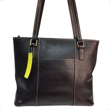 Load image into Gallery viewer, Dooney & Bourke Black Pebbled Leather Shoulder Bag