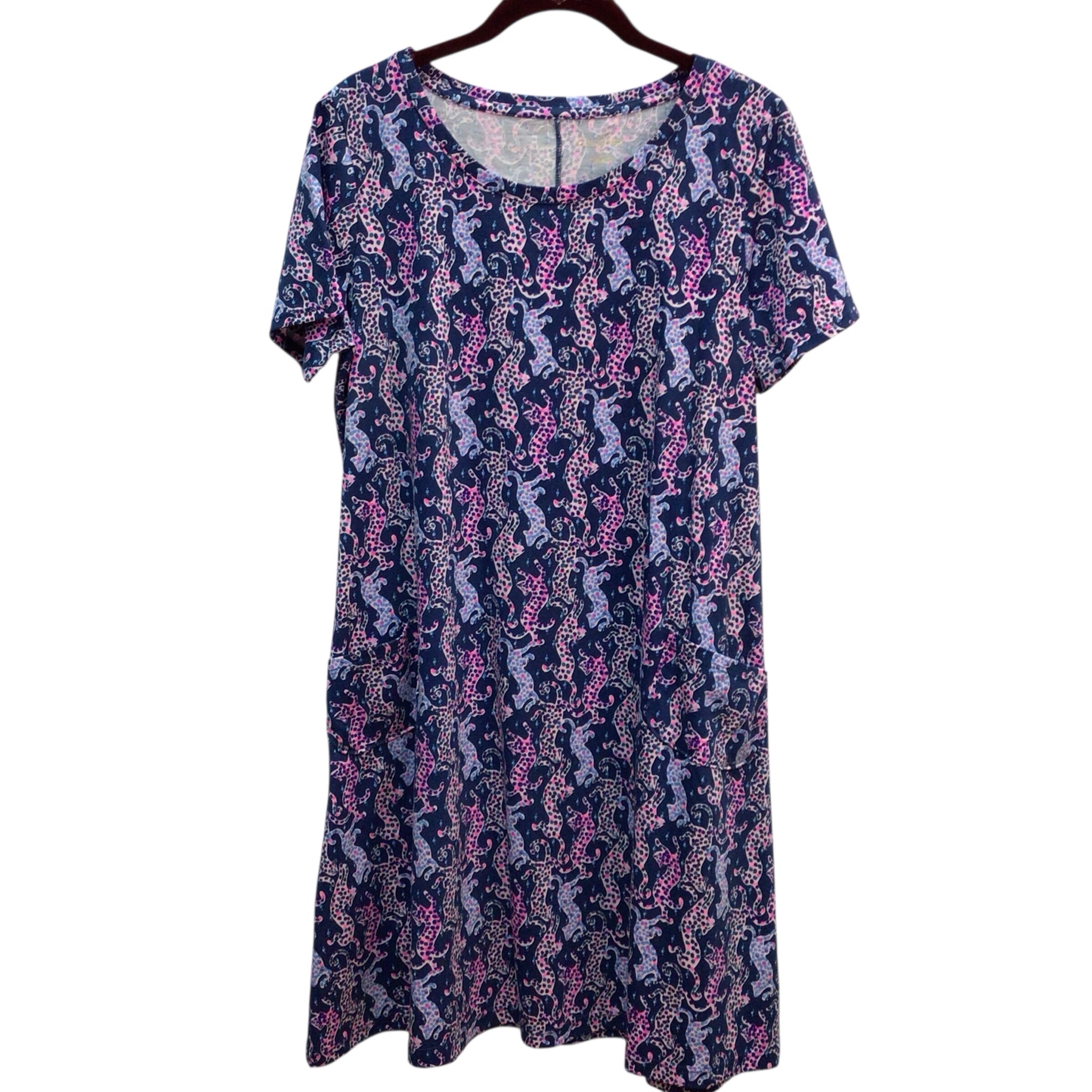 Lilly Pulitzer Short Sleeve Cody Swing Dress Size L