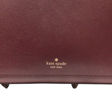 Load image into Gallery viewer, Kate Spade Adel Large Leather Tote Handbag Cherrywood