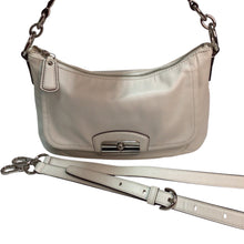 Load image into Gallery viewer, Coach White Leather Satchel Crossbody Bag