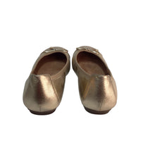Load image into Gallery viewer, Vionic Minna Ballet Flat Gold Metallic Snake Flats Size 7.5