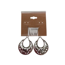 Load image into Gallery viewer, Brighton Mira Floral Laser Cut Flower Dangle Earrings