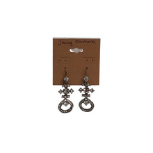 Load image into Gallery viewer, Juicy Couture Rhinestone Earrings 1.75" Long