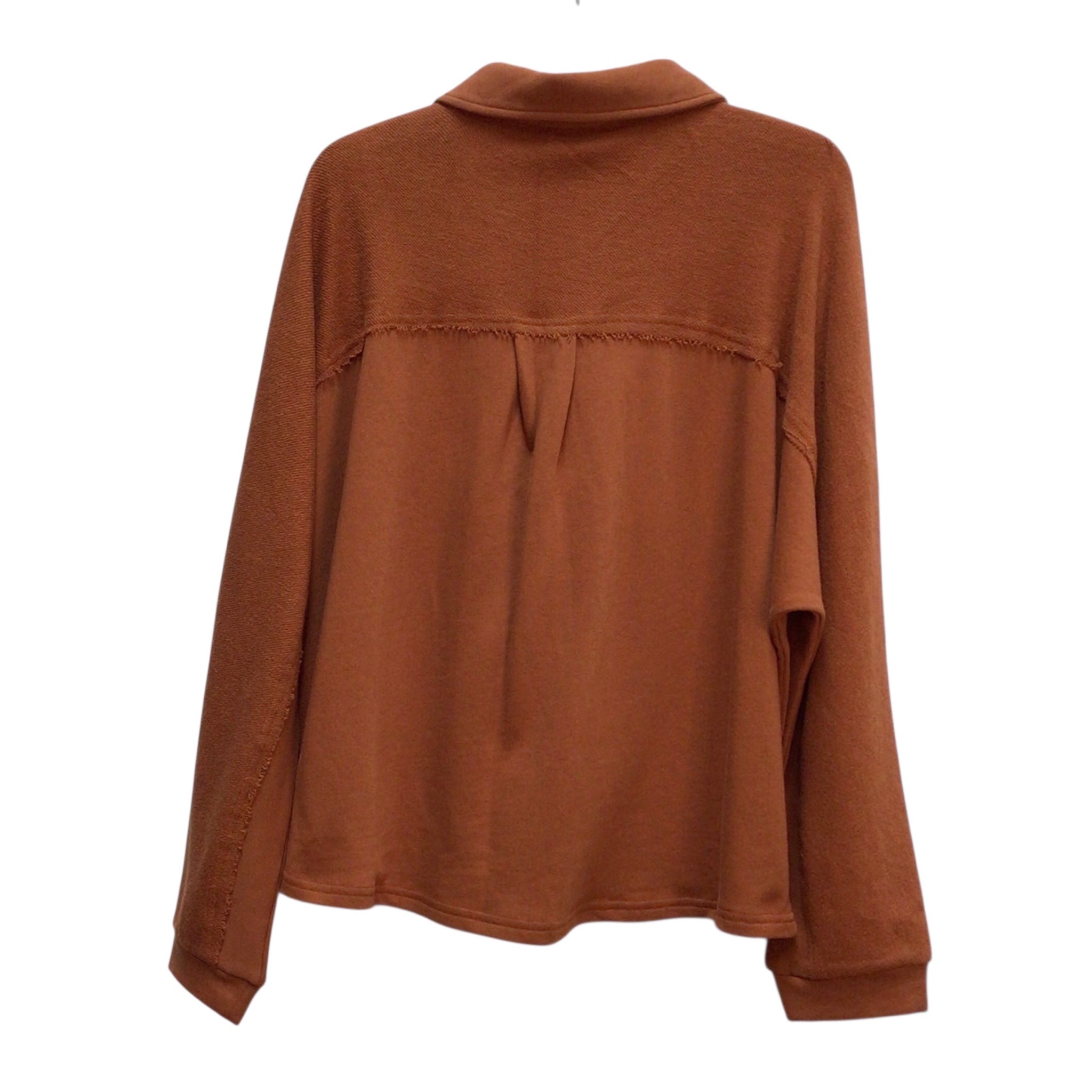 Tribal Long Sleeve Button Up Top Size XL