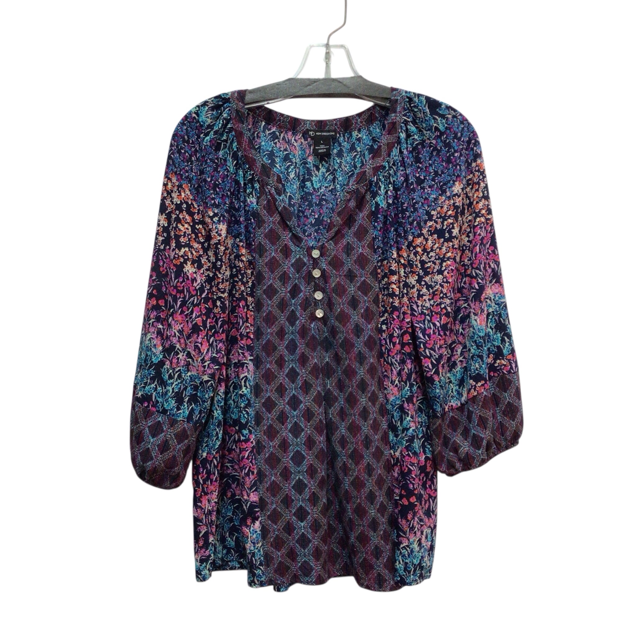 New Directions Size L Long Sleeve