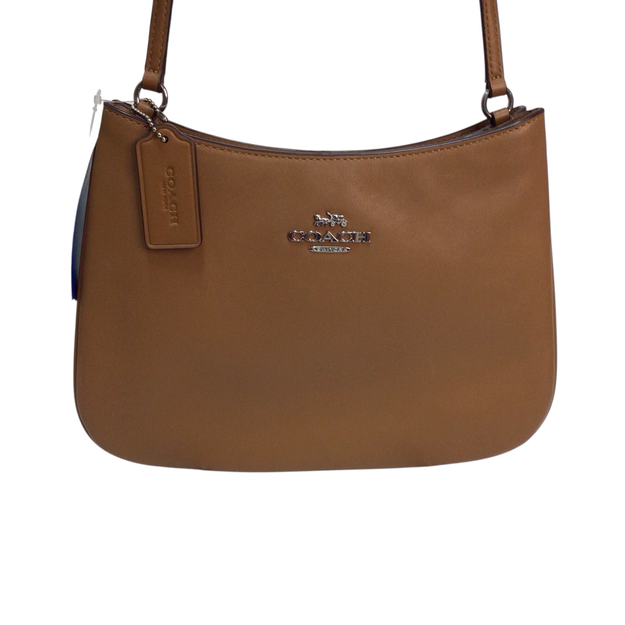 COACH Penelope Shoulder Bag Smooth Leather C0952 Light Saddle Brown