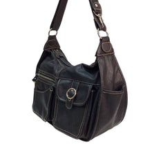 Load image into Gallery viewer, Rosetti Riveting Seams Convertible Hobo Bag