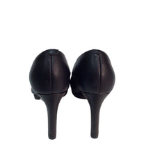 Load image into Gallery viewer, Clarks Amber Joy Black Leather Heels Size 6.5