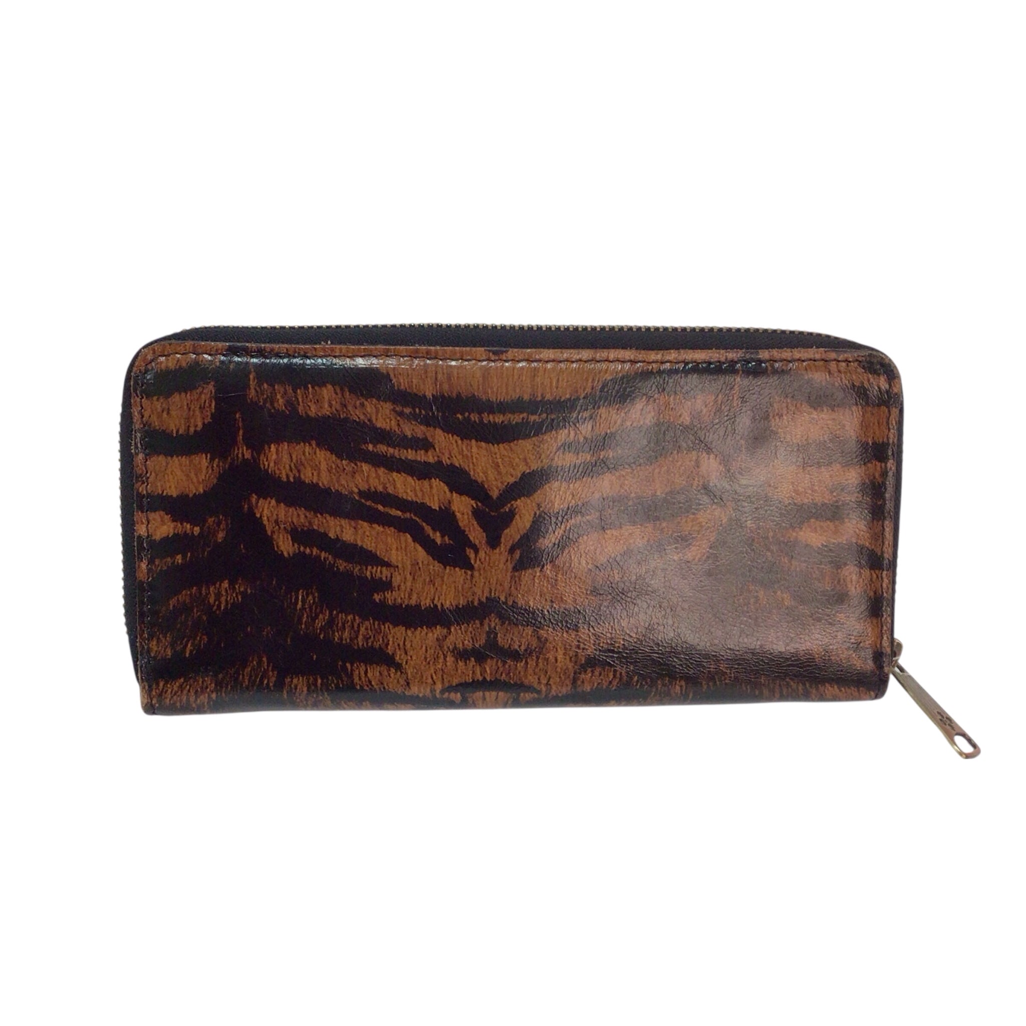 Patricia Nash Tiger Print Leather Wallet