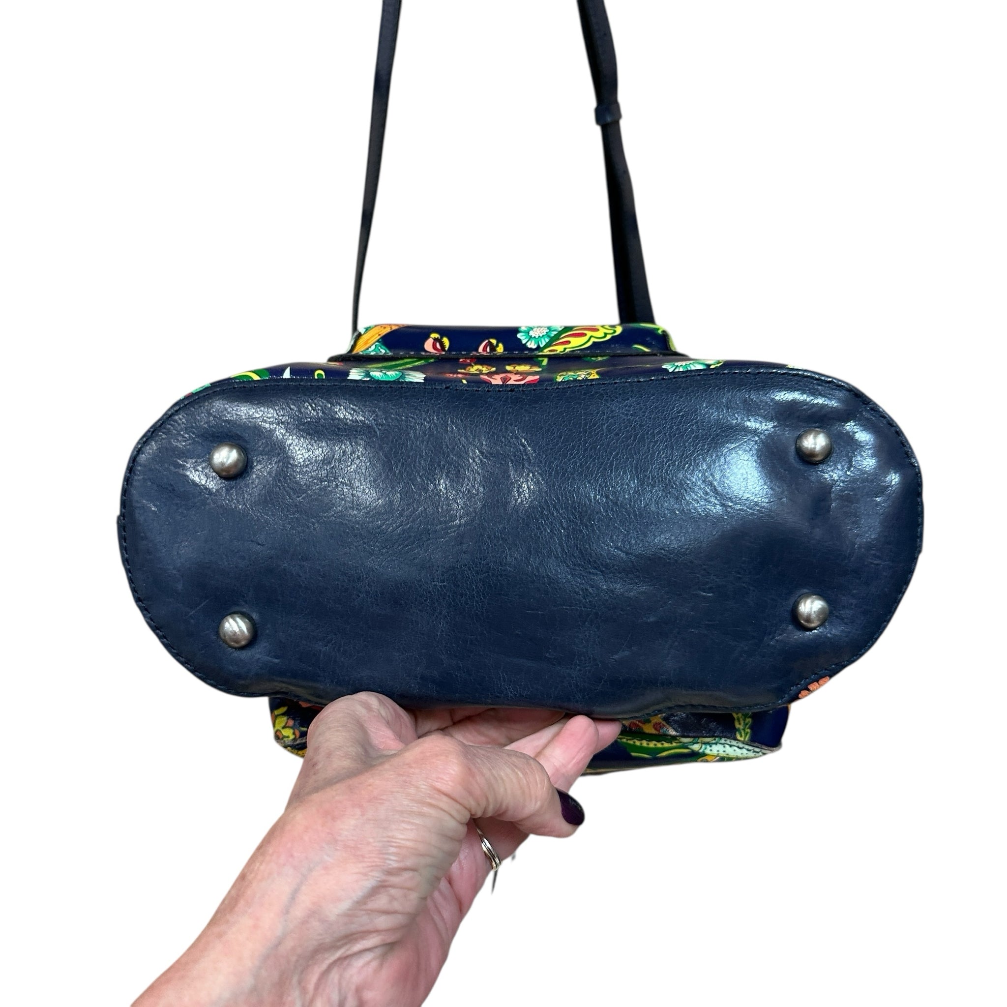 Patricia Nash Sabina Birds of Paradise Leather Handbag