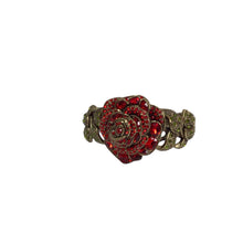 Load image into Gallery viewer, Heidi Daus Rose Elegance Crystal Floral Bracelet
