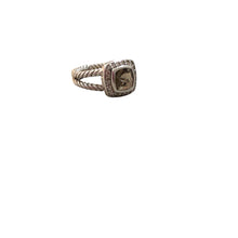 Load image into Gallery viewer, David Yurman Petite Albion Ring SS with Gemstone & Diamonds Size 6