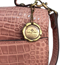 Load image into Gallery viewer, Patricia Nash Pink Crossbody Satchel Bag