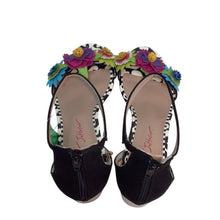 Load image into Gallery viewer, Betsey Johnson Indy Lore Floral Heels Size 7.5