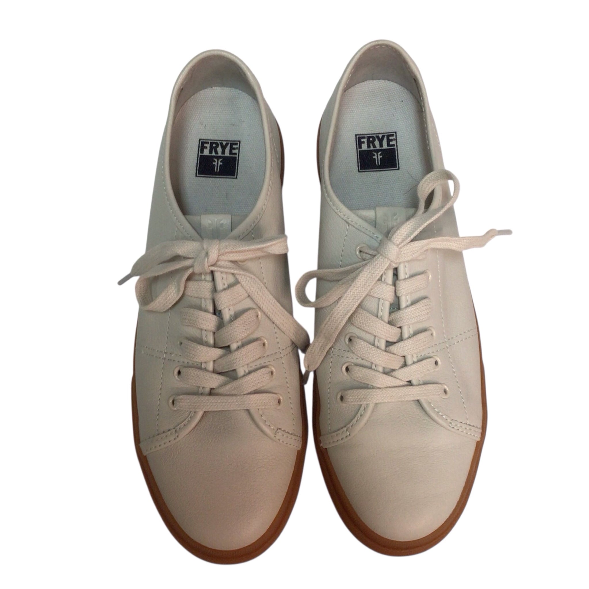 Frye Women's Gia Leather Low Lace Sneakers Size 8.5