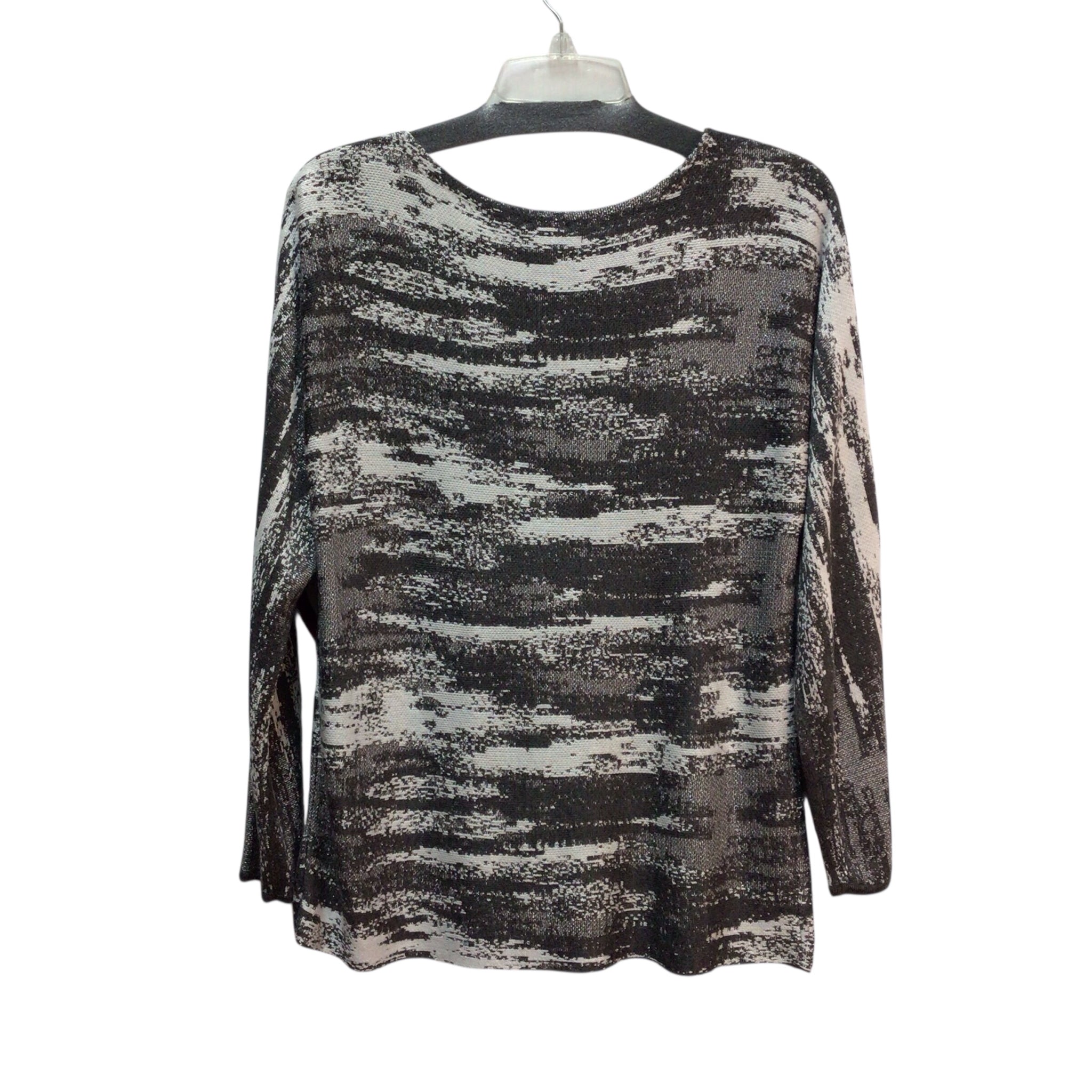 Chico's Gray Long Sleeve Top Size Small