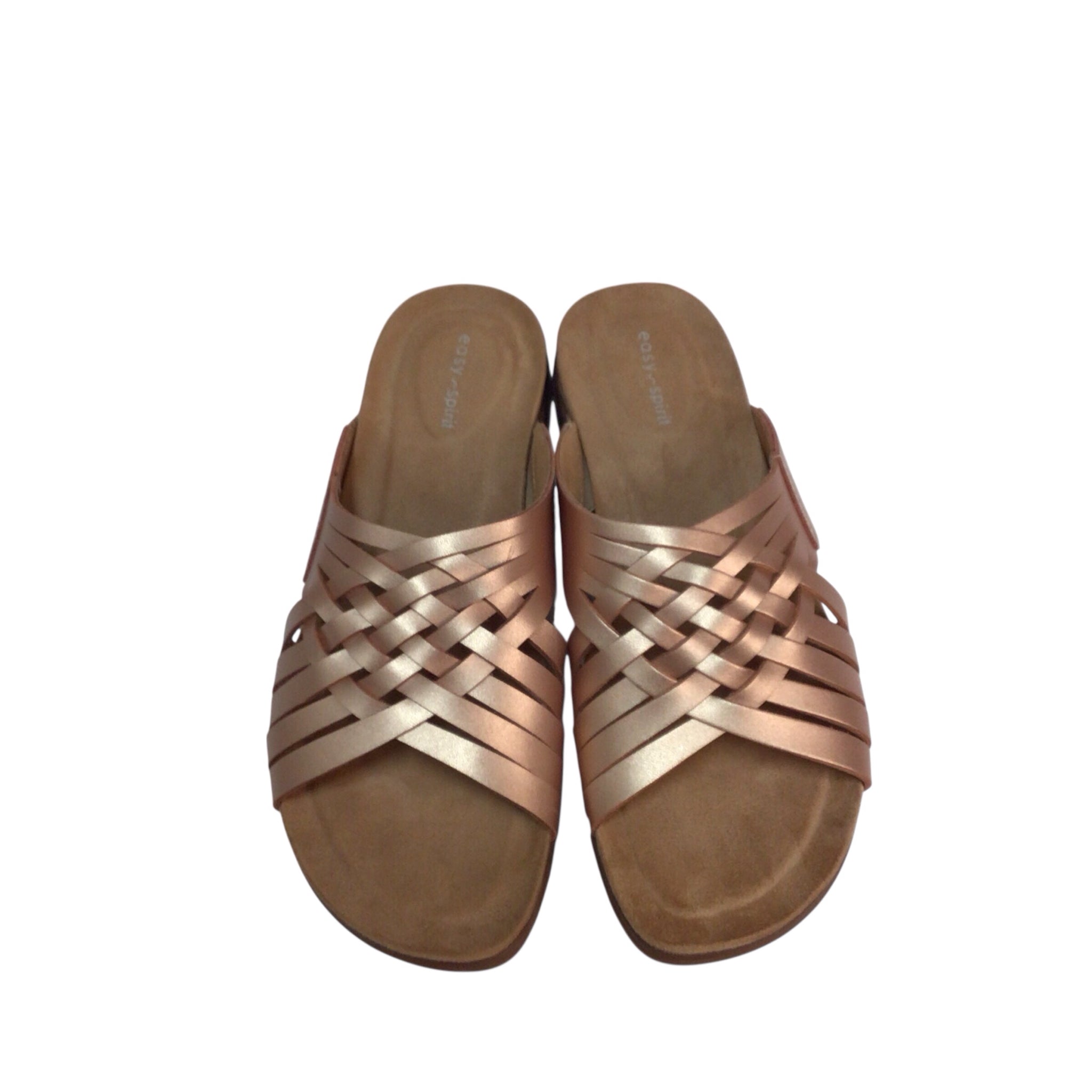 Easy Spirit Rose Gold Meadow Slip On Sandals Size 9.5M