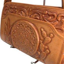 Load image into Gallery viewer, Mont-Abur Vintage Mexican Hand Tooled Leather Handbag