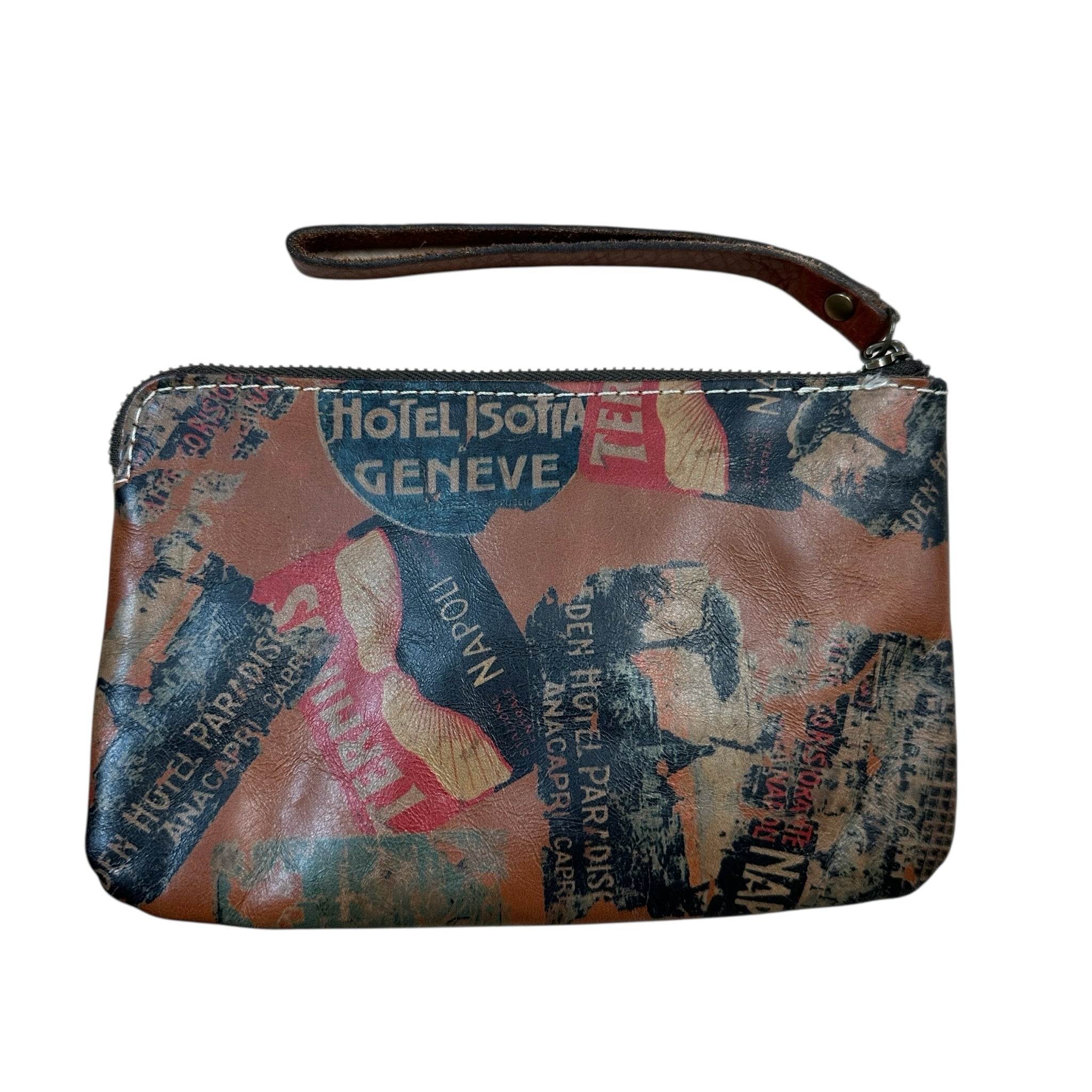 Patricia Nash Leather Traveler Wristlet