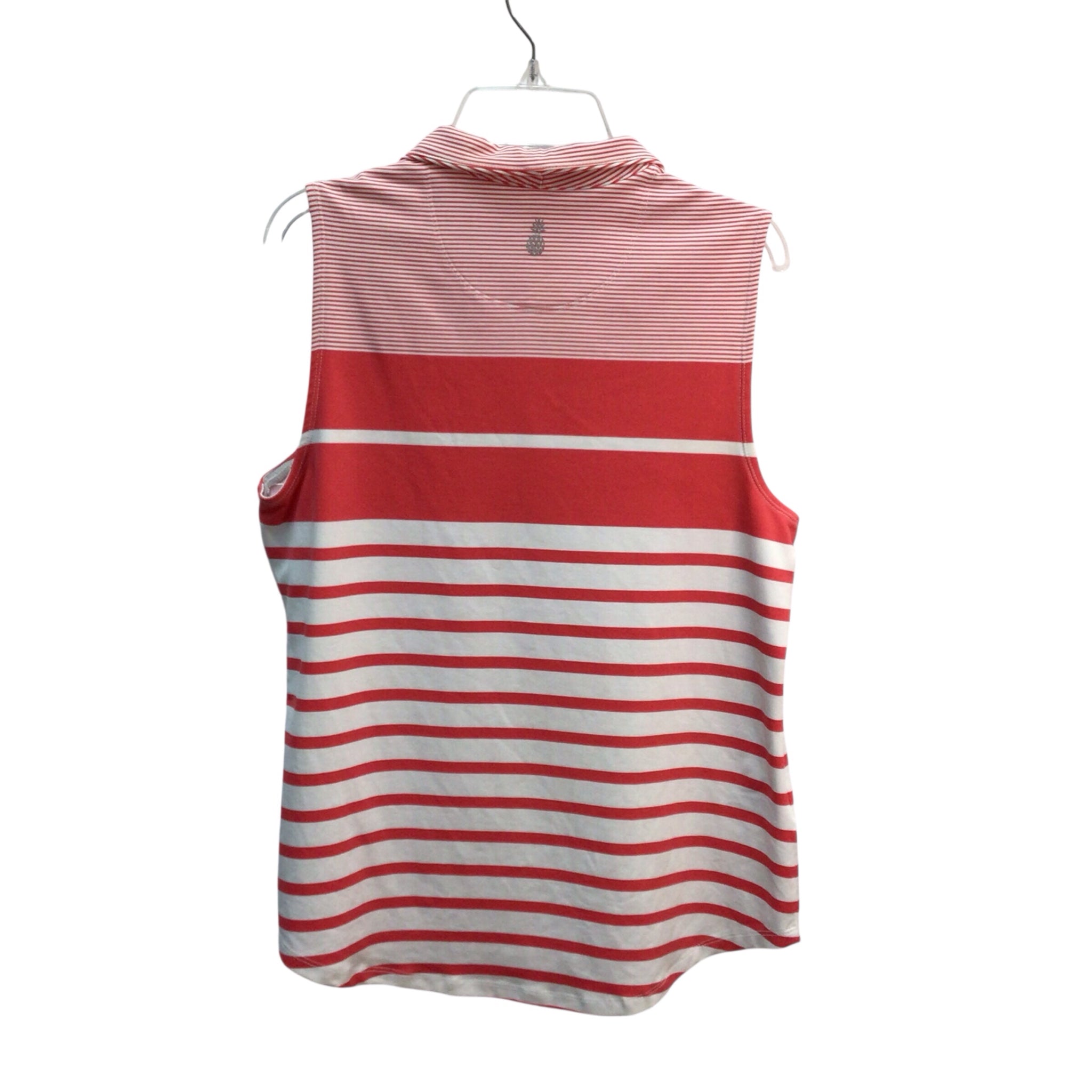 Tommy Bahama Pink Striped Sleeveless Top Size Small