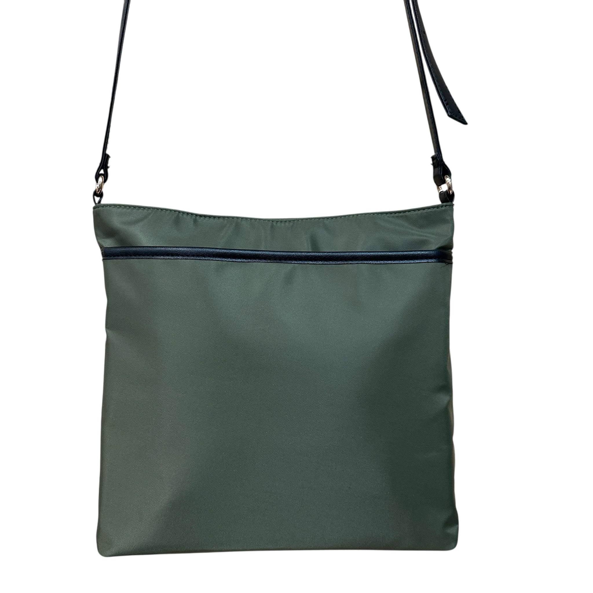 Tutilo New York Olive Green Nylon Crossbody Bag
