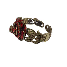 Load image into Gallery viewer, Heidi Daus Rose Elegance Crystal Floral Bracelet