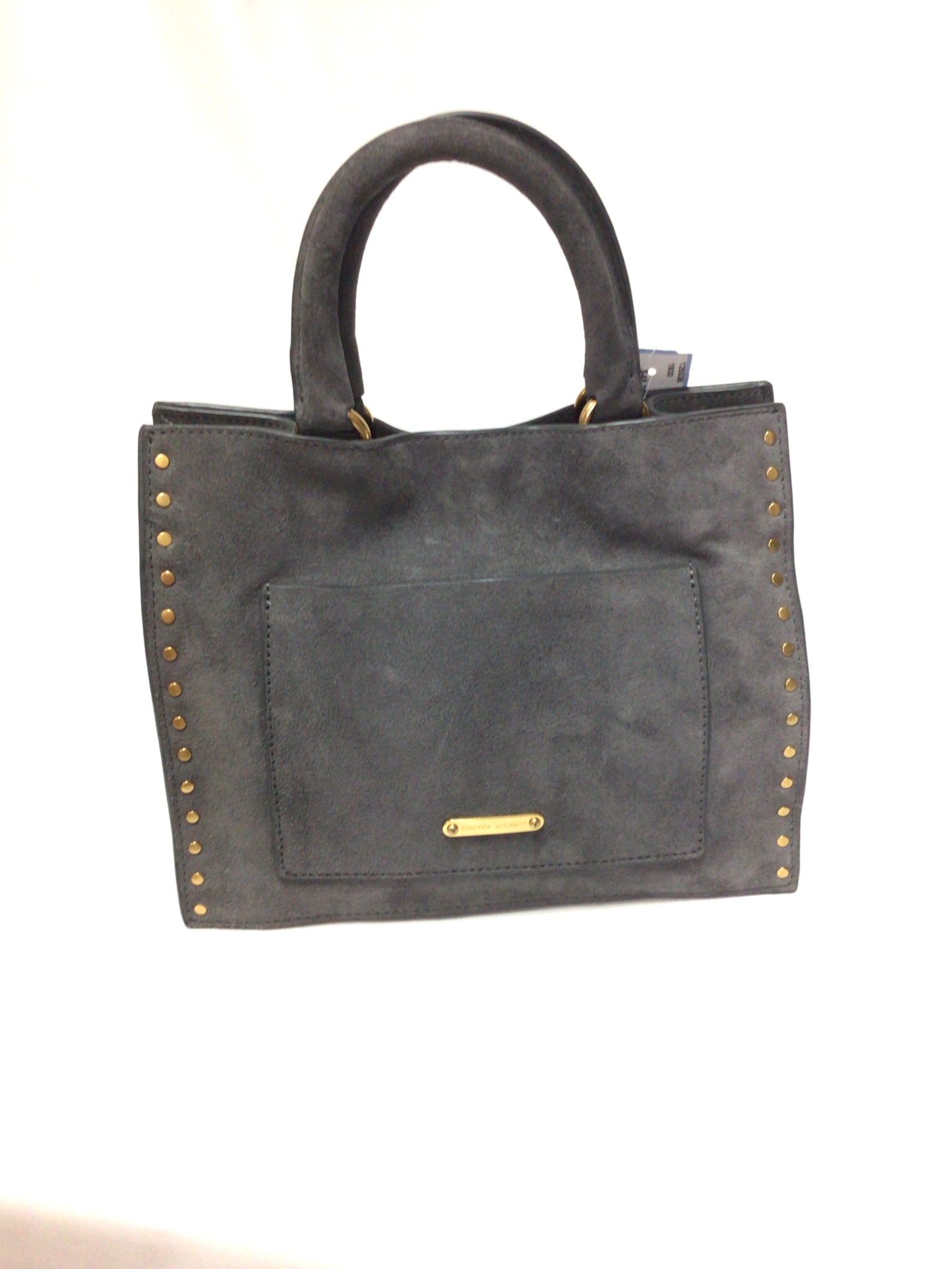 Rebecca Minkoff Small Gray Suede Satchel