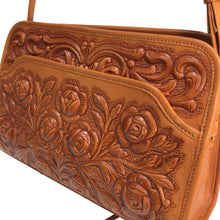 Load image into Gallery viewer, Mont-Abur Vintage Mexican Hand Tooled Leather Handbag