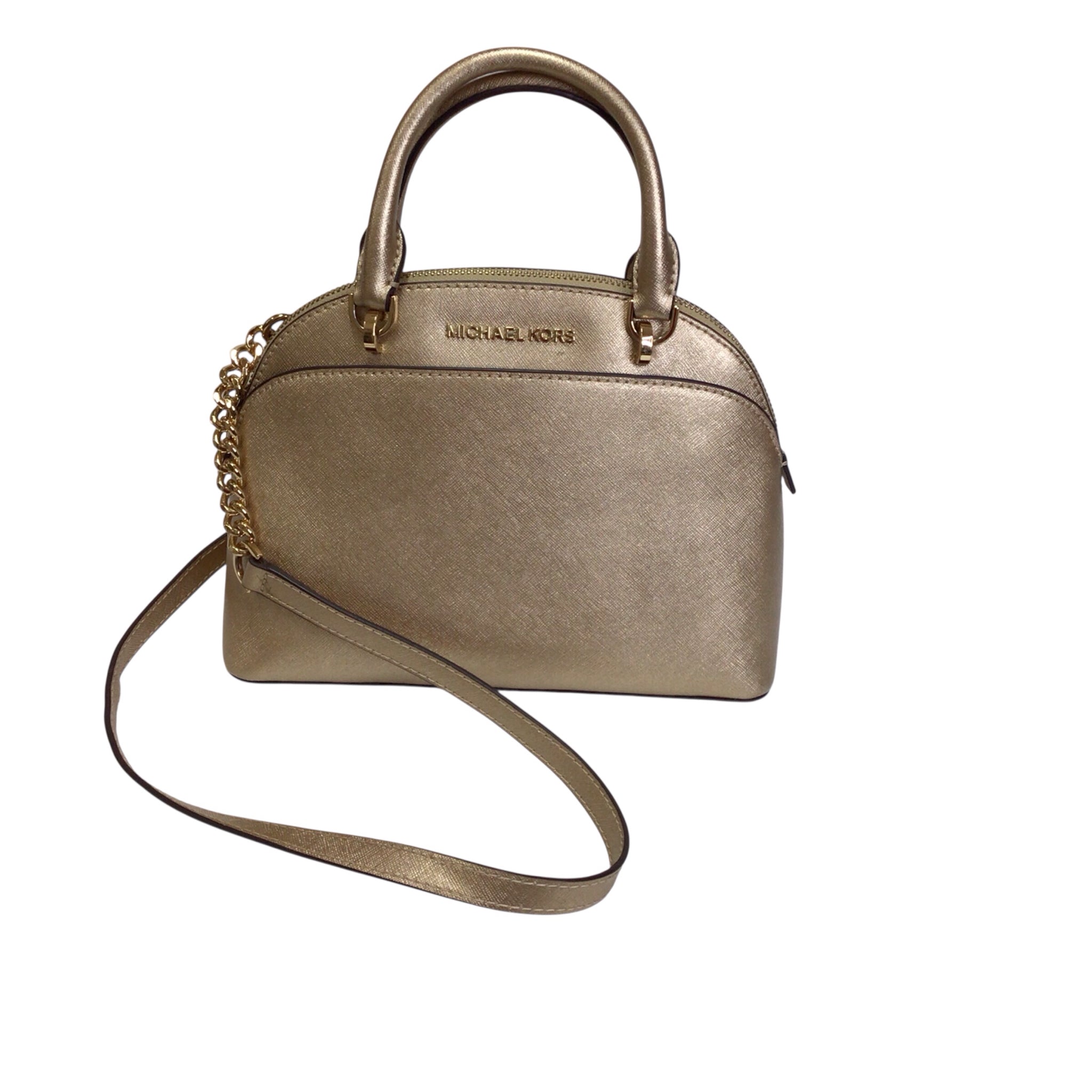 Michael Kors Gold Crossbody Bag