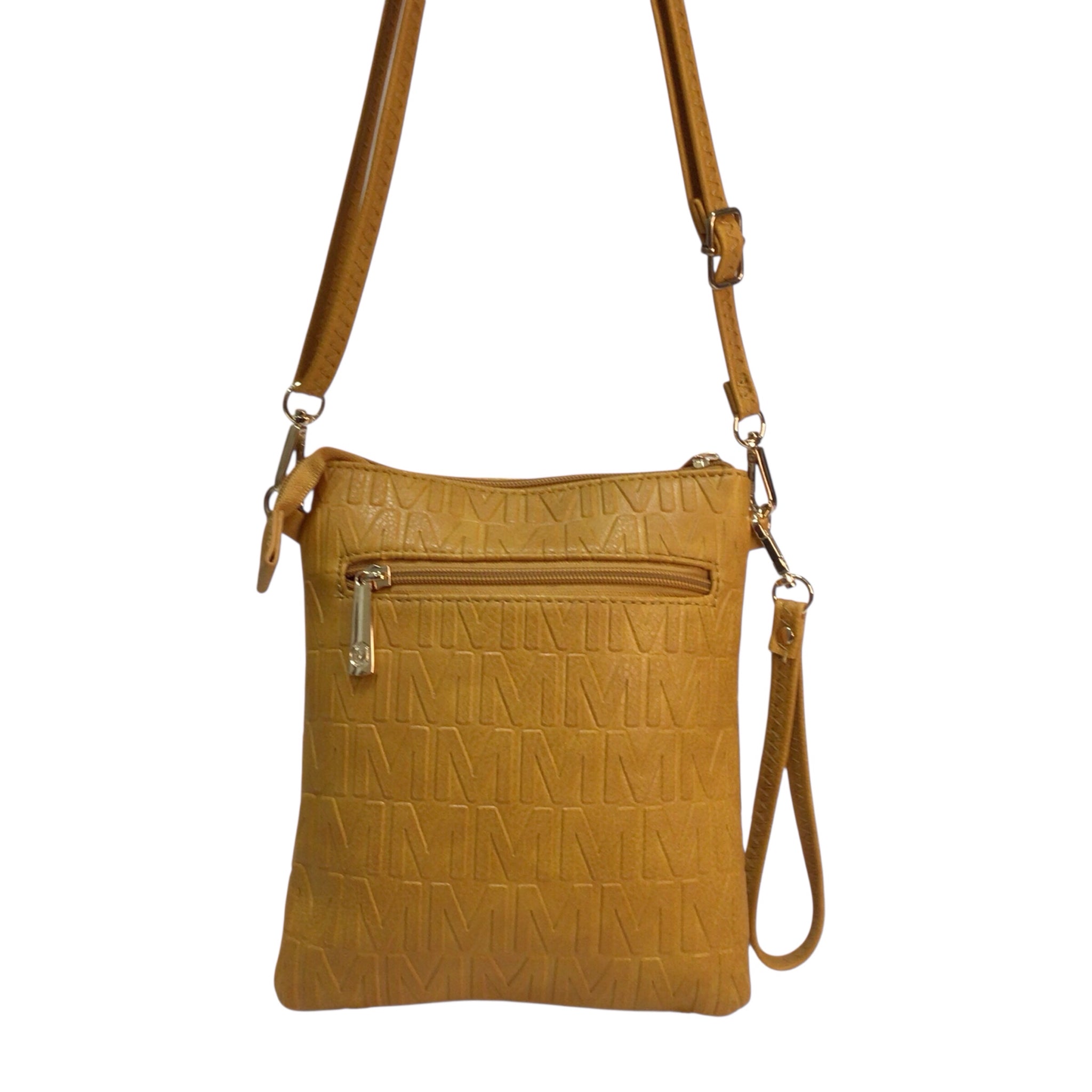 Milan Yellow Crossbody Bag Wristlet