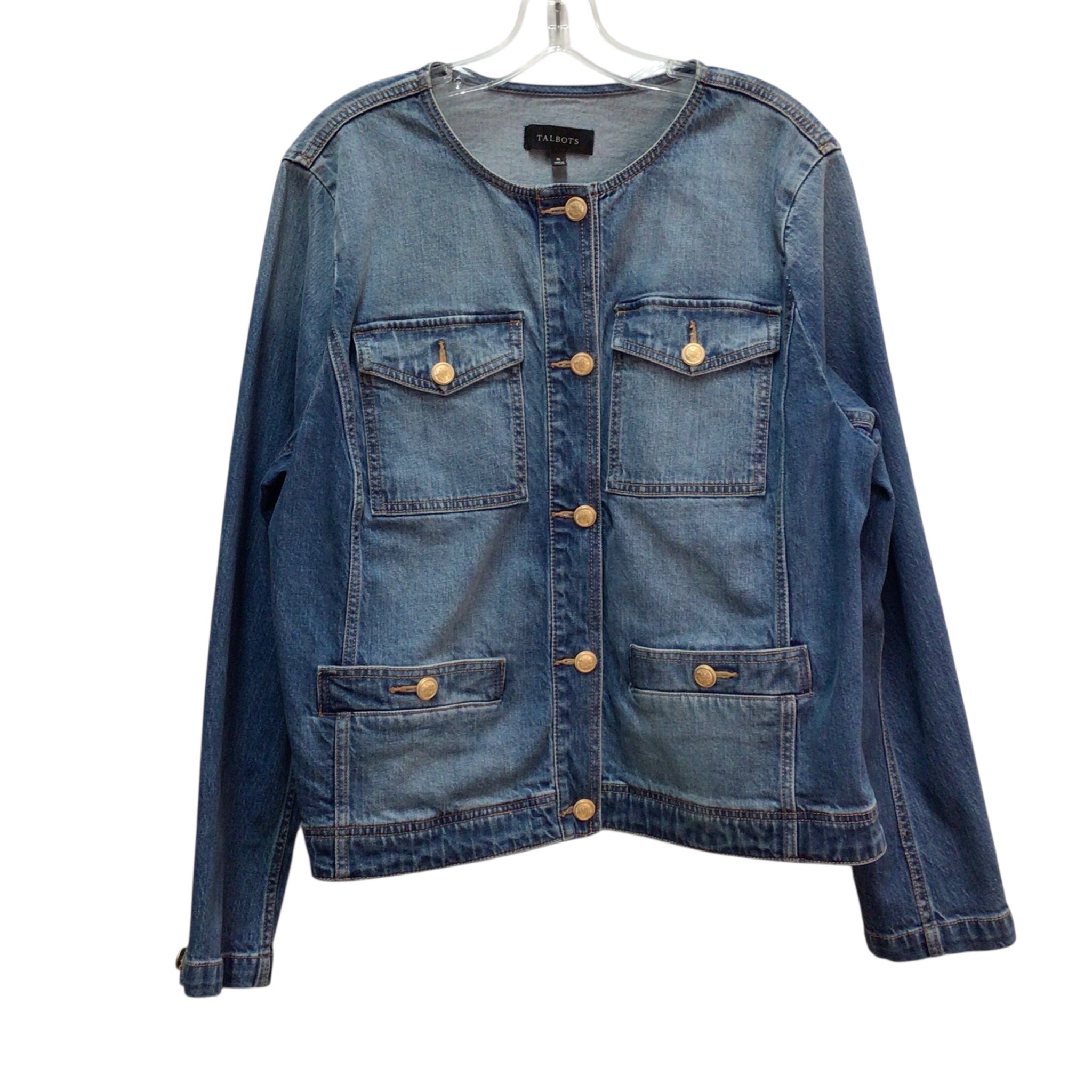 Talbots Long Sleeve Denim Jacket Size XL