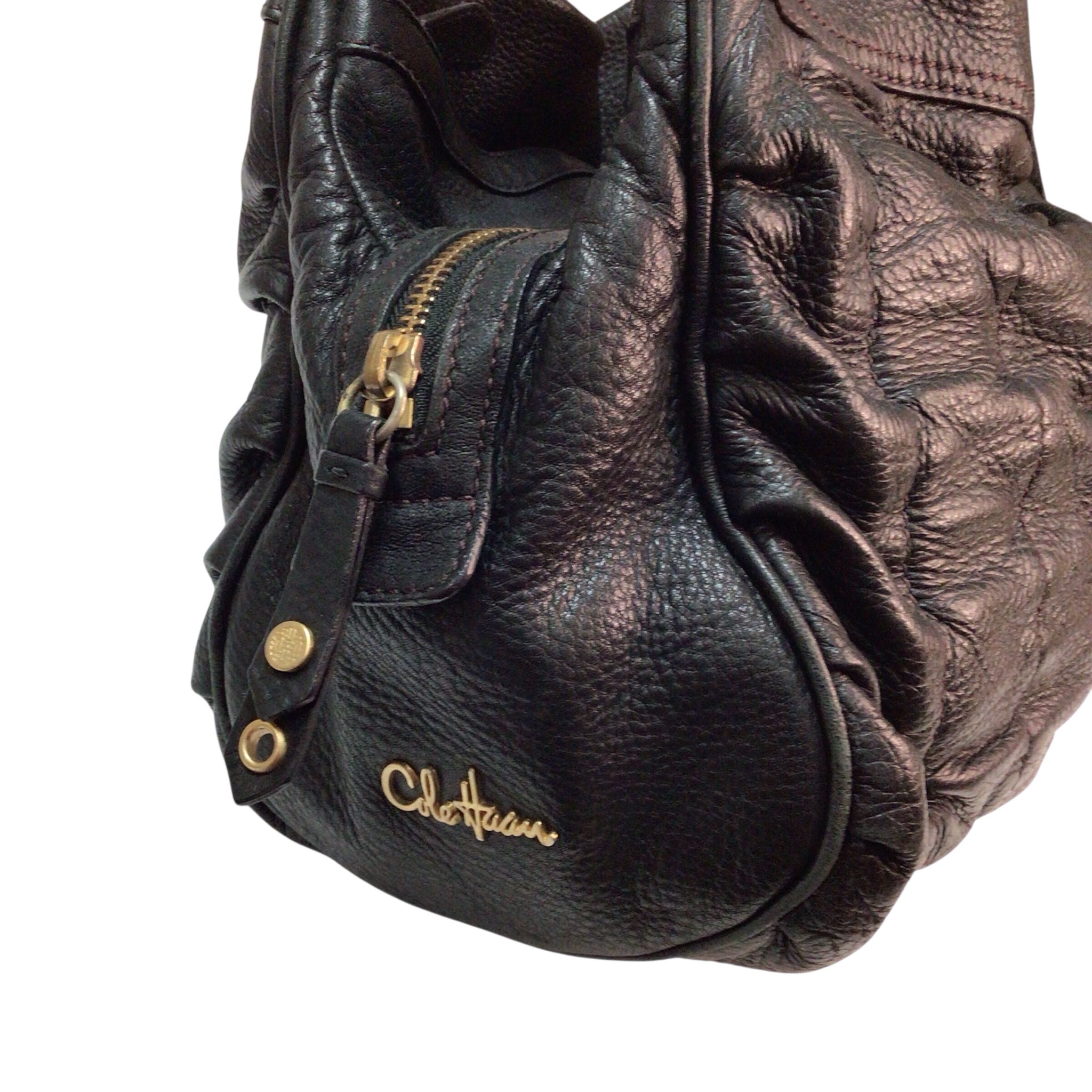 Cole Haan Black Leather Handbag