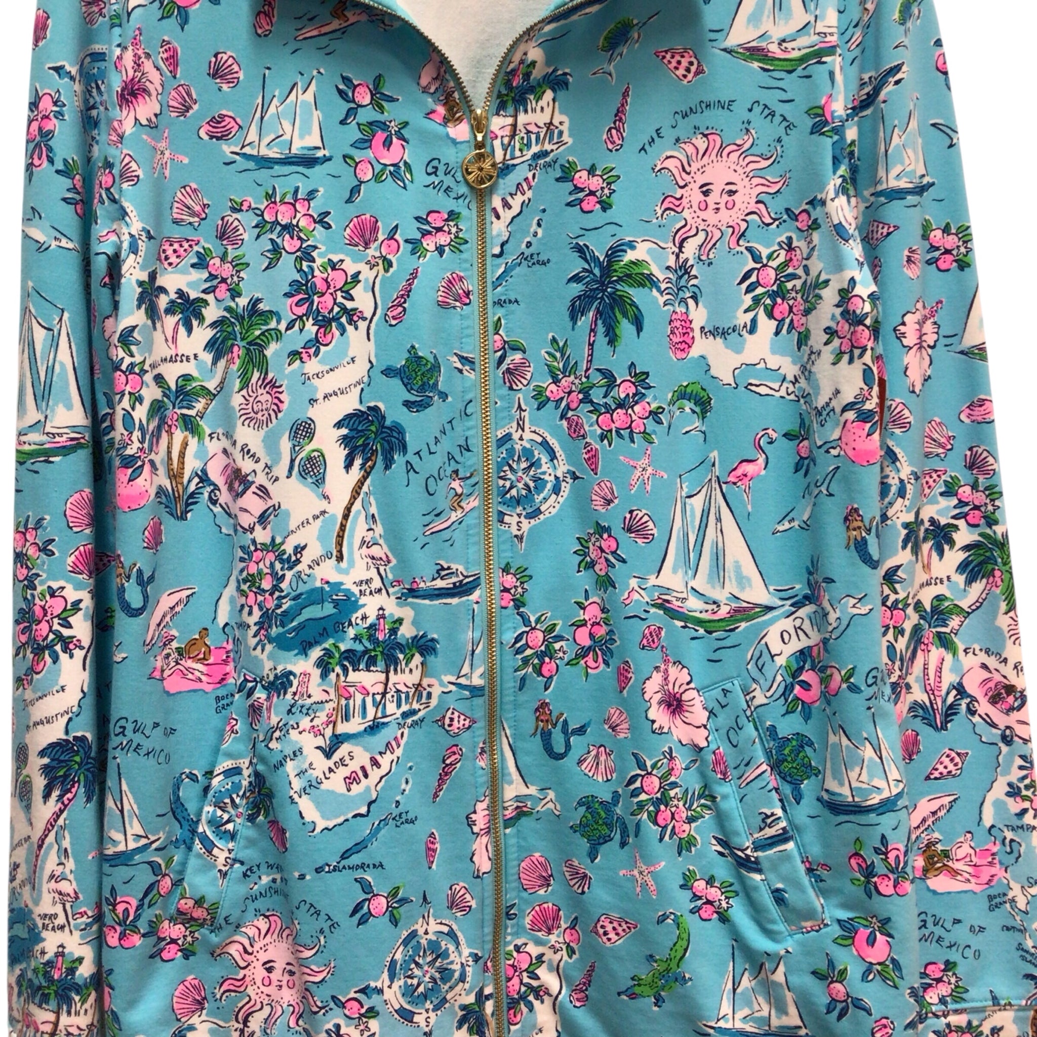 Lilly Pulitzer Florida Leona Size M Jacket