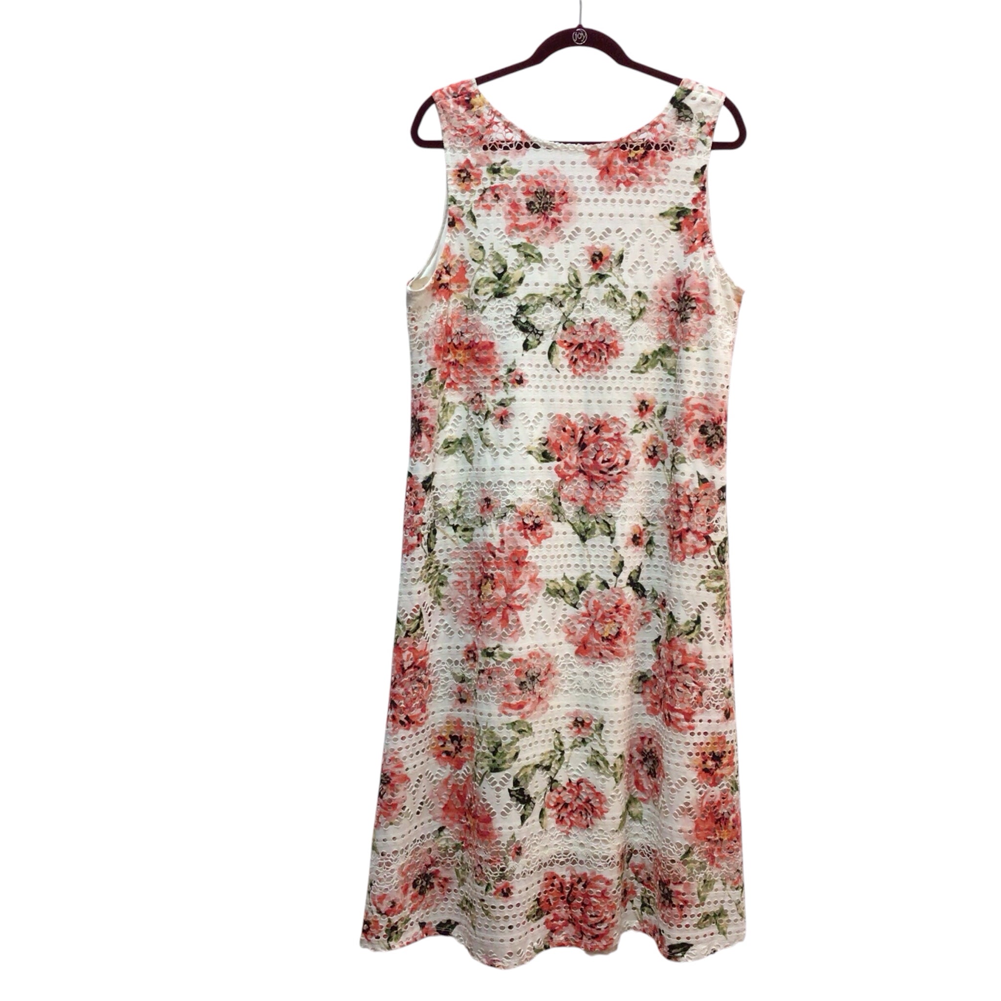 Cloth & Portrait Floral Sleeveless Dress Size XL