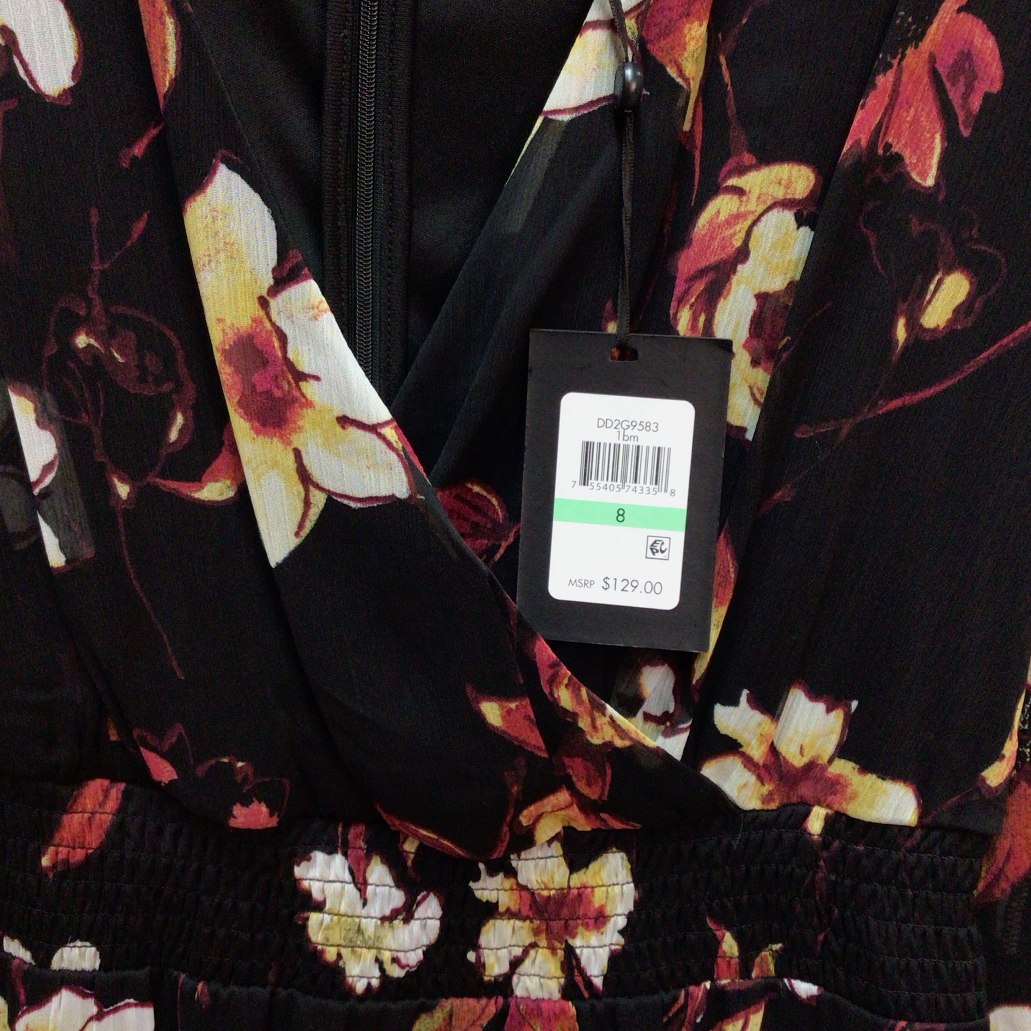 DKNY Long Sleeve Dress Size 8 NWT