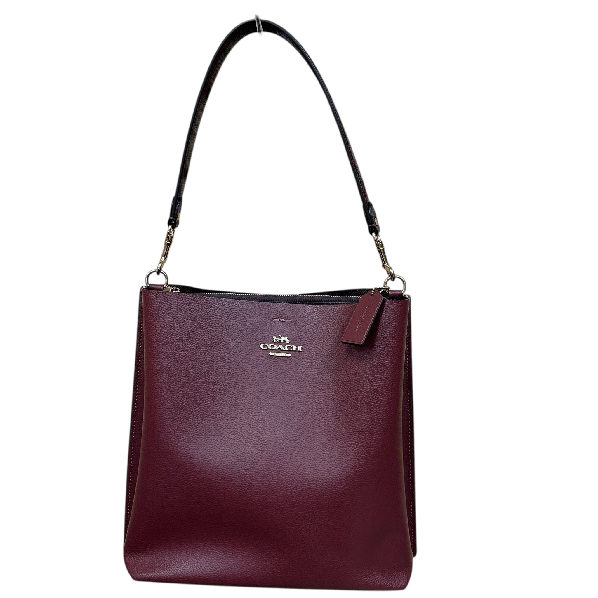 Coach CC754 Mollie Bucket Bag Wine Color Shoulder Bag