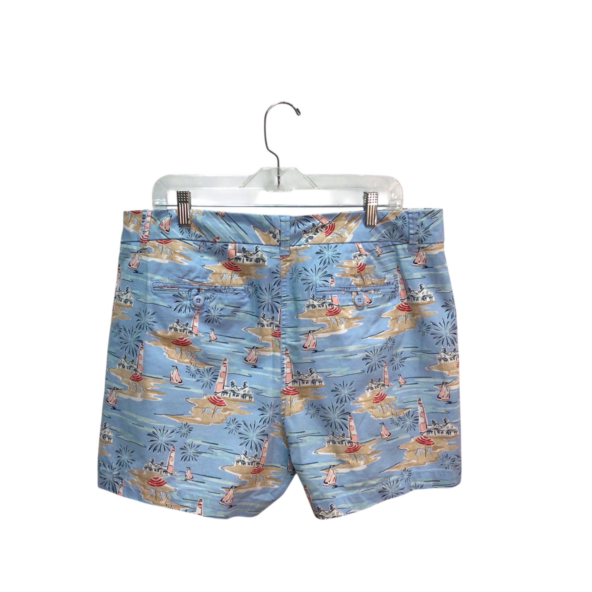 Crown & Ivy Beach Lighthouse Print Shorts Size 16