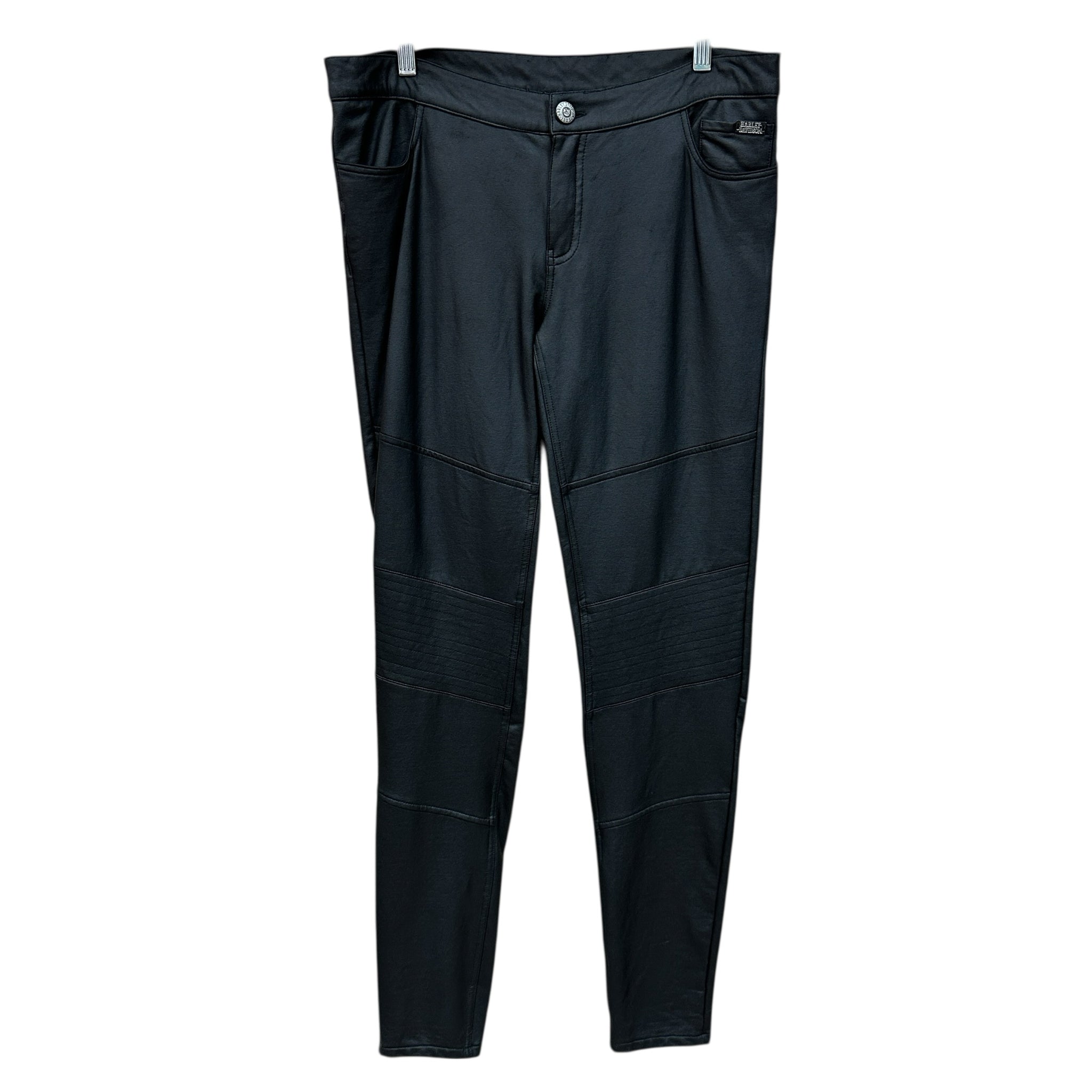 Harley Davidson Size 10 Black Coated Net Leggings