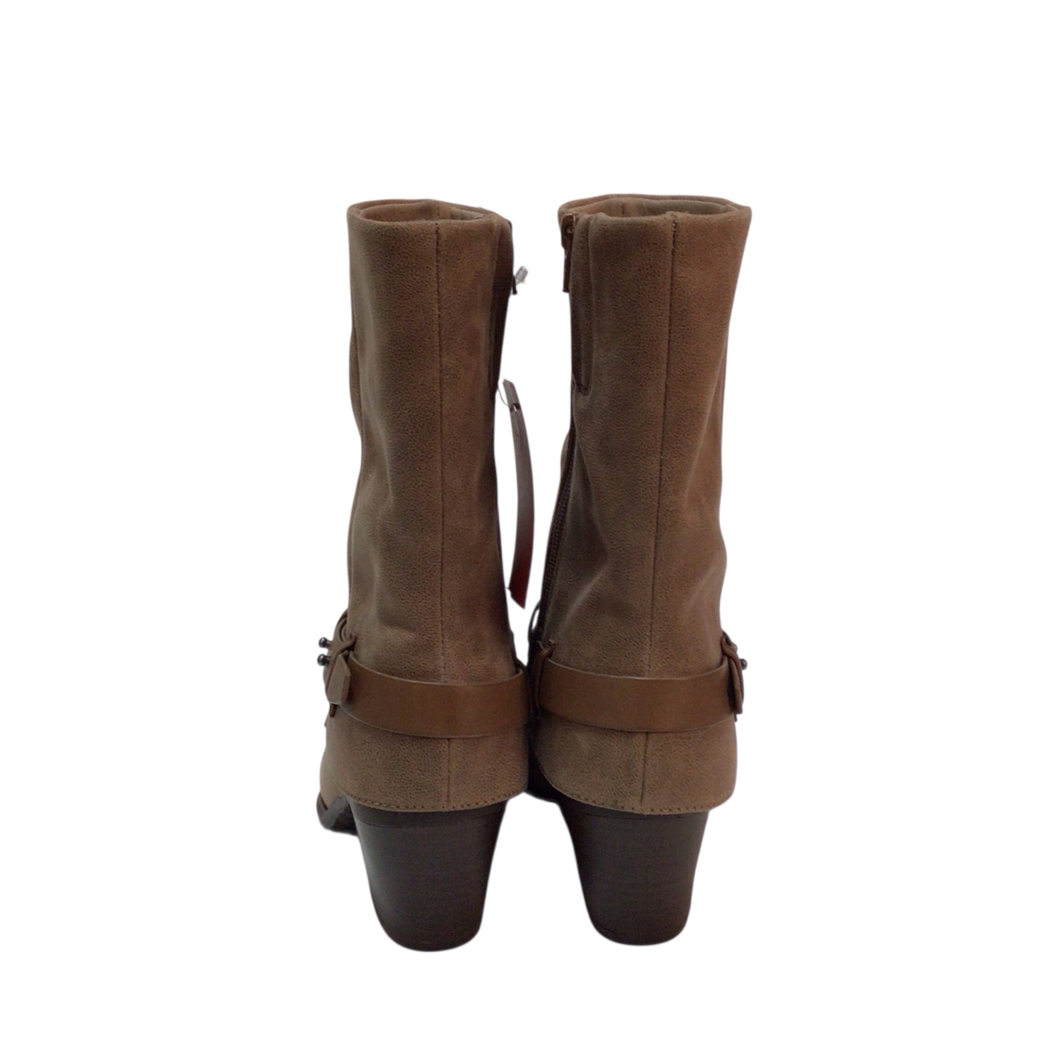 Baretraps "Yamura" Taupe Boots Size 6.5