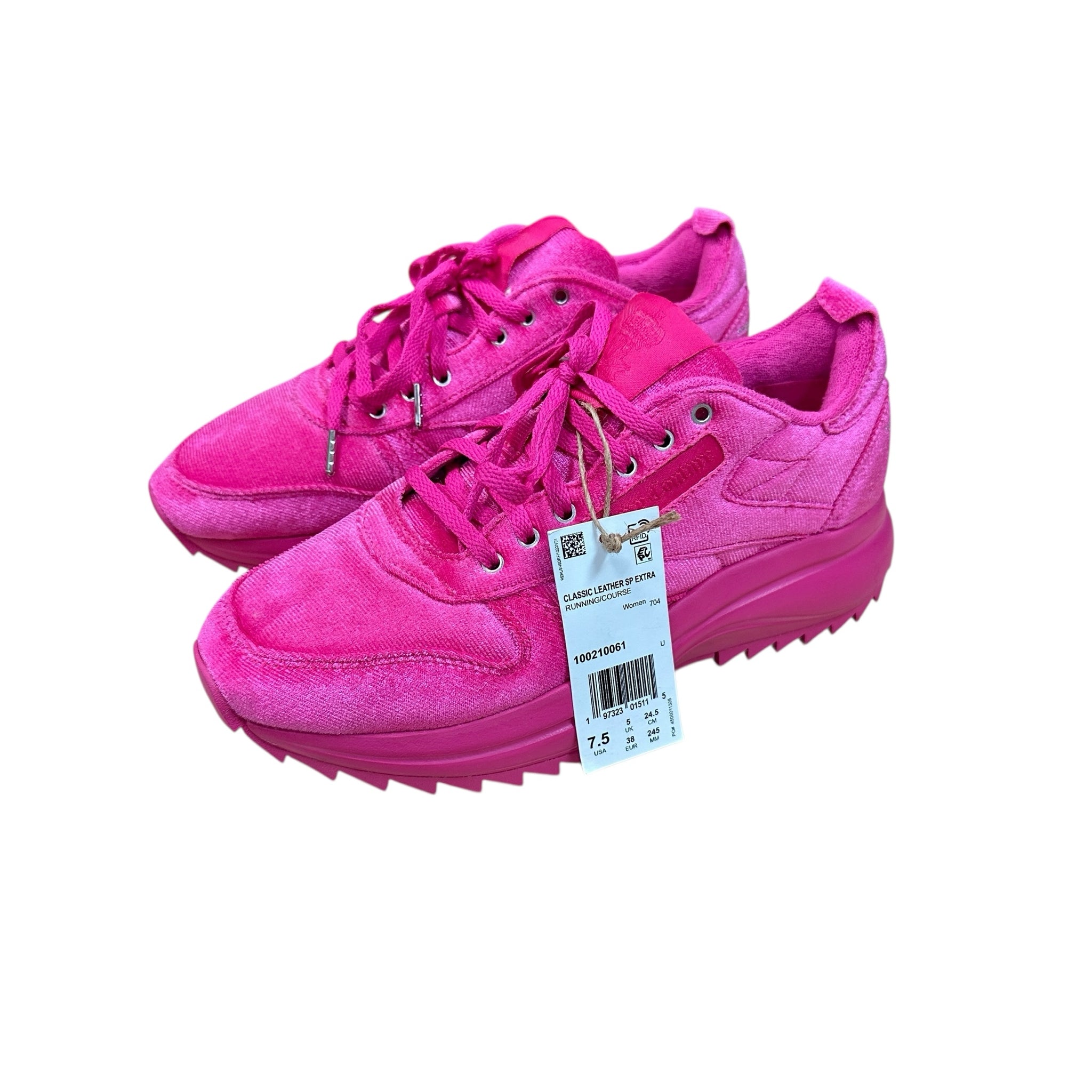 Juicy Couture x Reebok Classic Leather Running Shoes Size 7.5