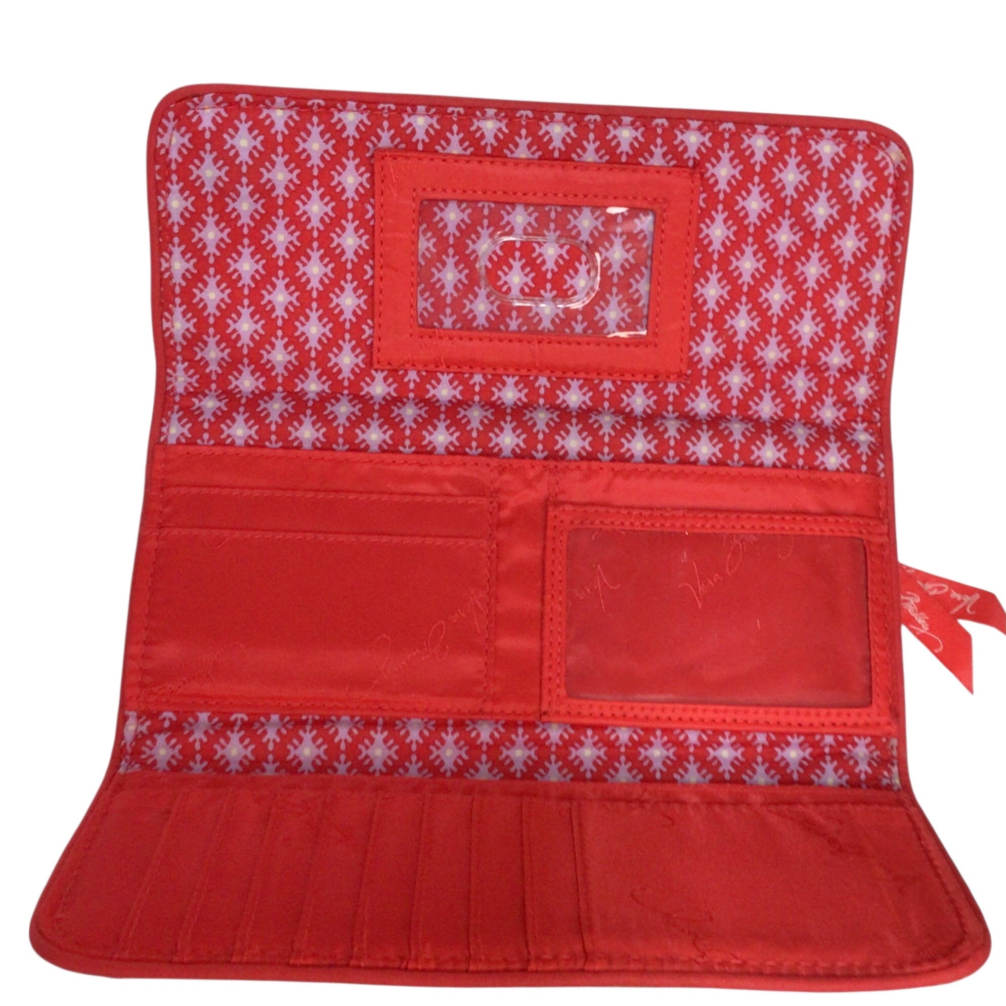 Vera Bradley "Paisley In Paradise" Fold Over Wallet