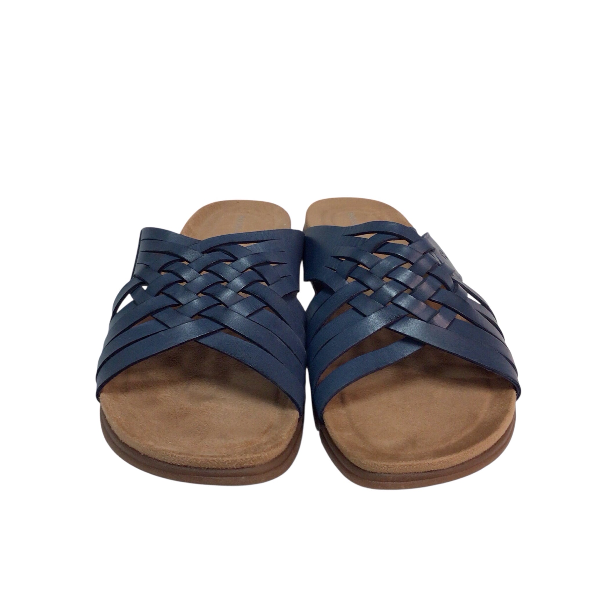 Easy Spirit Navy Meadow Slip On Sandals Size 9.5M