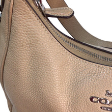 Load image into Gallery viewer, Coach Pebbled Leather Beige Shoulder Bag