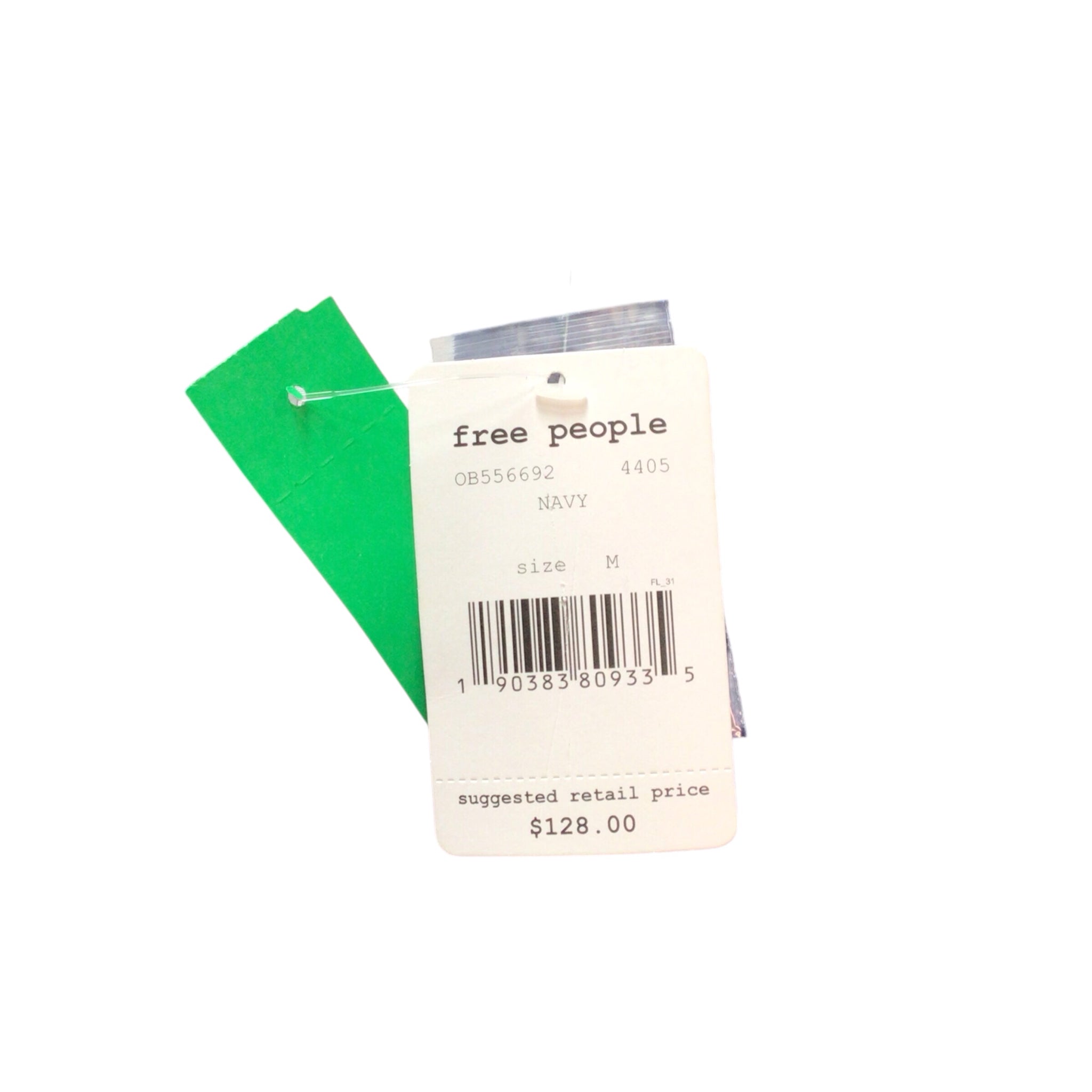 Free People Blue Lacy Long Sleeve Dress Size M NWT