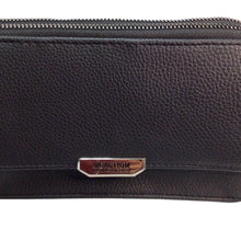 Load image into Gallery viewer, Kenneth Cole Reaction Small Black Polyvinyl Crossbody Wallet Bag