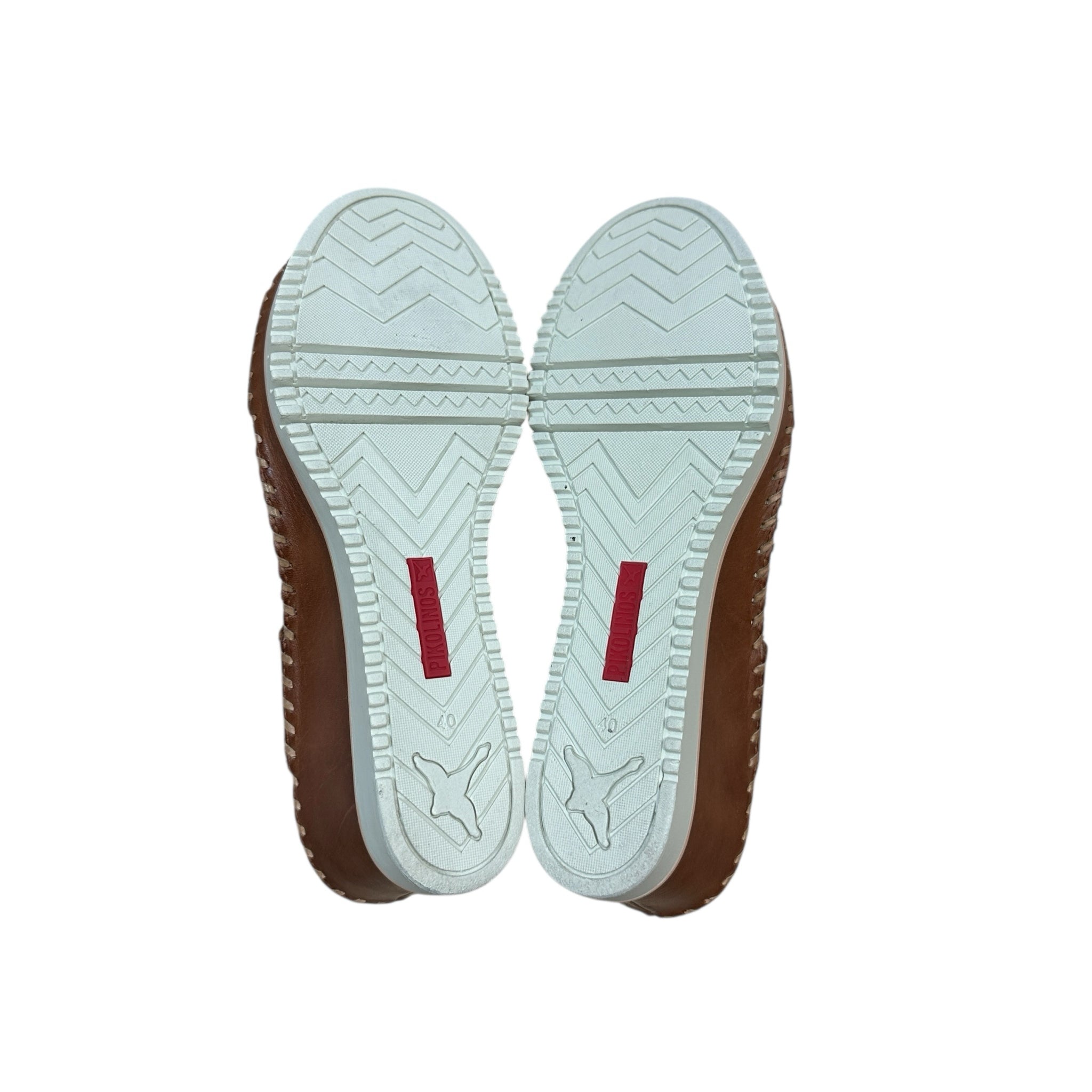 Pikolinos Aguadulce Size 9-9.5 Brown Wedge Sandals