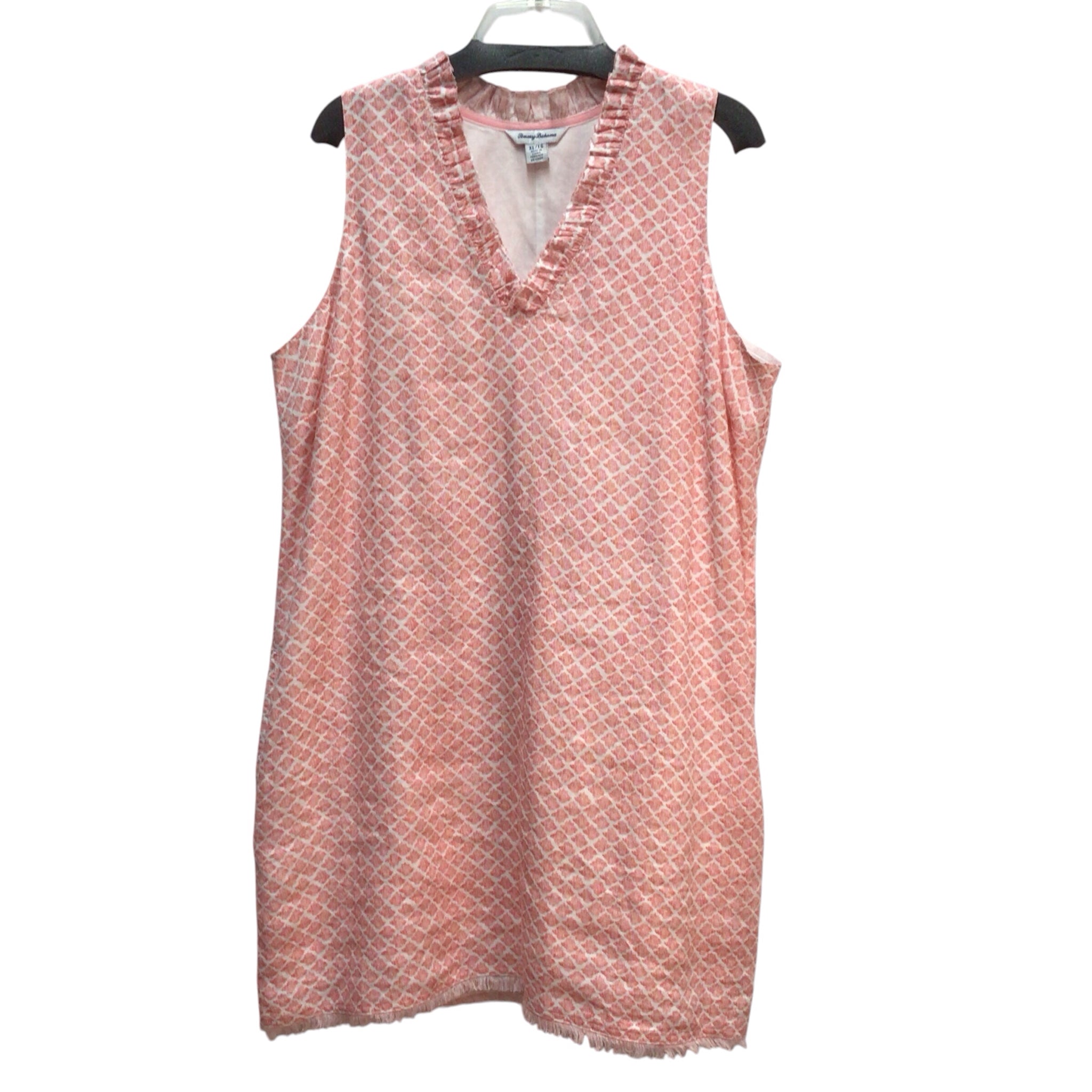 Tommy Bahama Pink Sleeveless Dress Size XL