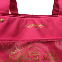 Load image into Gallery viewer, Ed Hardy Pink Do or Die Tote Bag