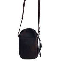 Load image into Gallery viewer, Aimee Kestenberg Leather Intention Phone Crossbody Bag  Wristlet Black