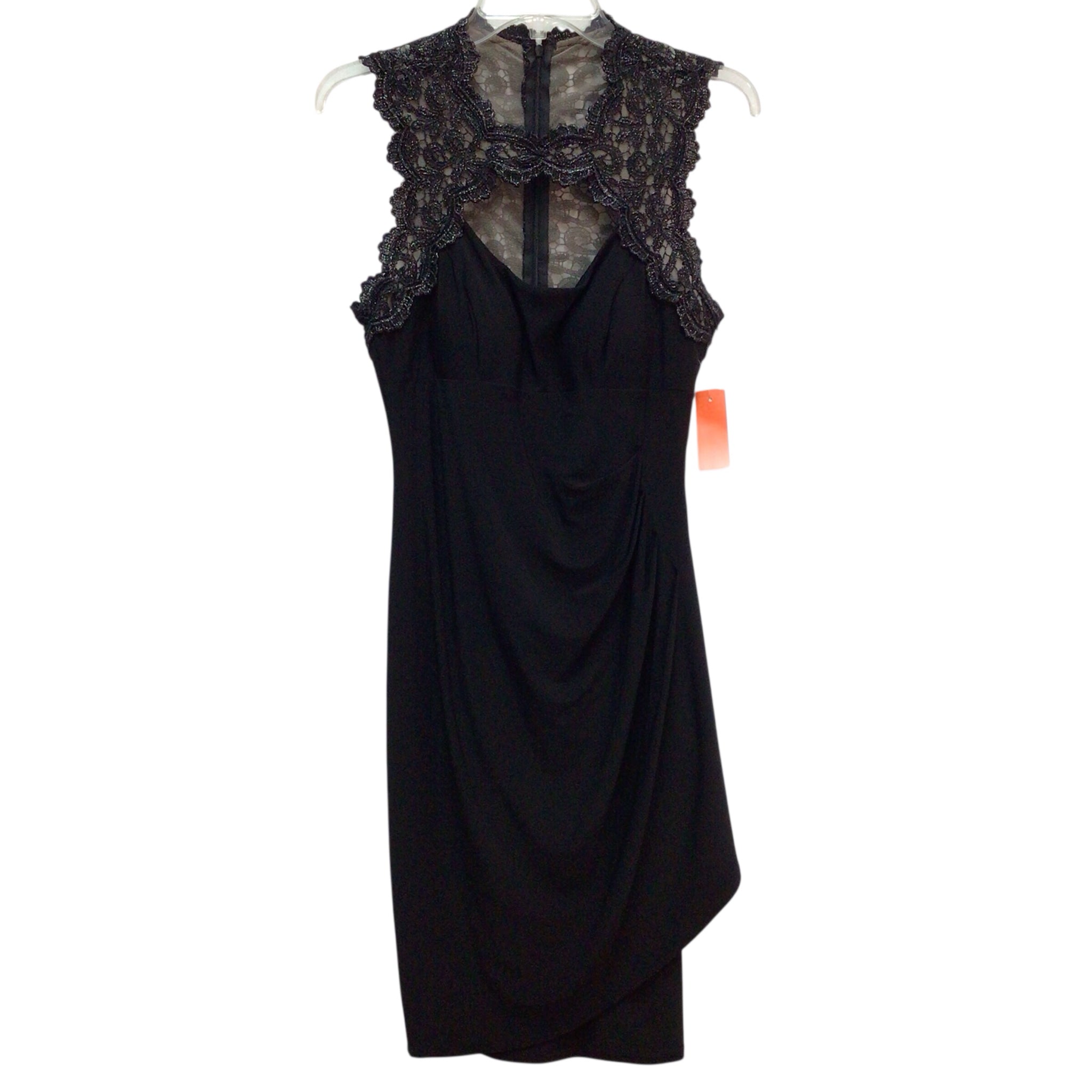 Xscape Black Sleeveless Evening Dress Size 4